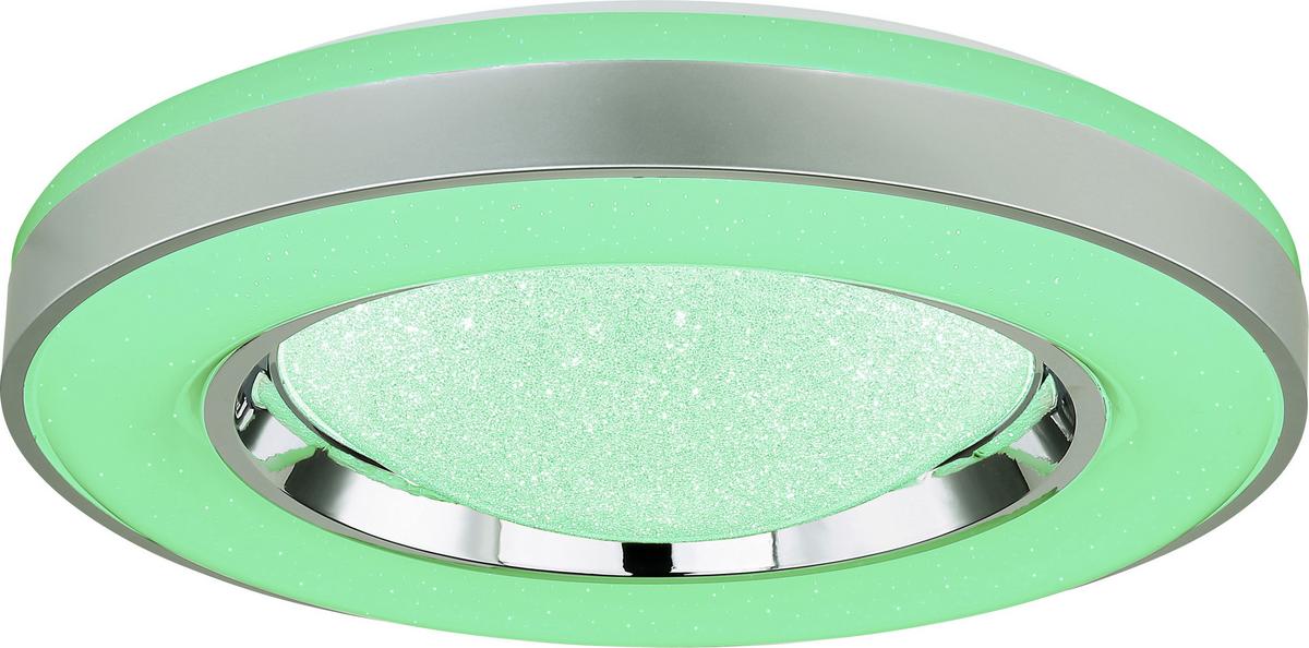 LED-Deckenleuchte Leonie Ø 50 cm mit Farbwechsler - Weiß, Basics, Kunststoff/Metall (50/11cm) - Luca Bessoni