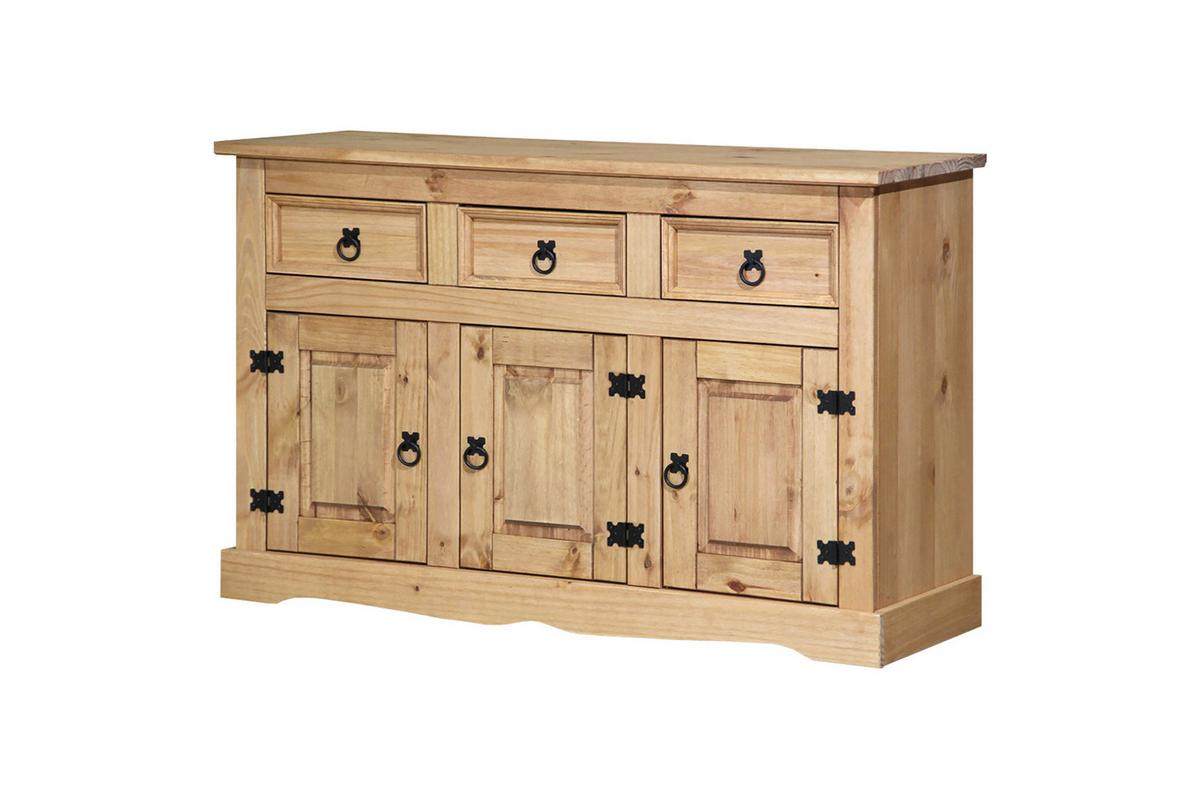 Sideboard Honigfarben B: 132cm - Honig, Natur, Holz (132/84/44cm) - Livetastic