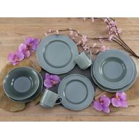 Kombinovaná souprava Arianne, 20 dílná pro 4 osoby - šedá, Basics, keramika - Creatable