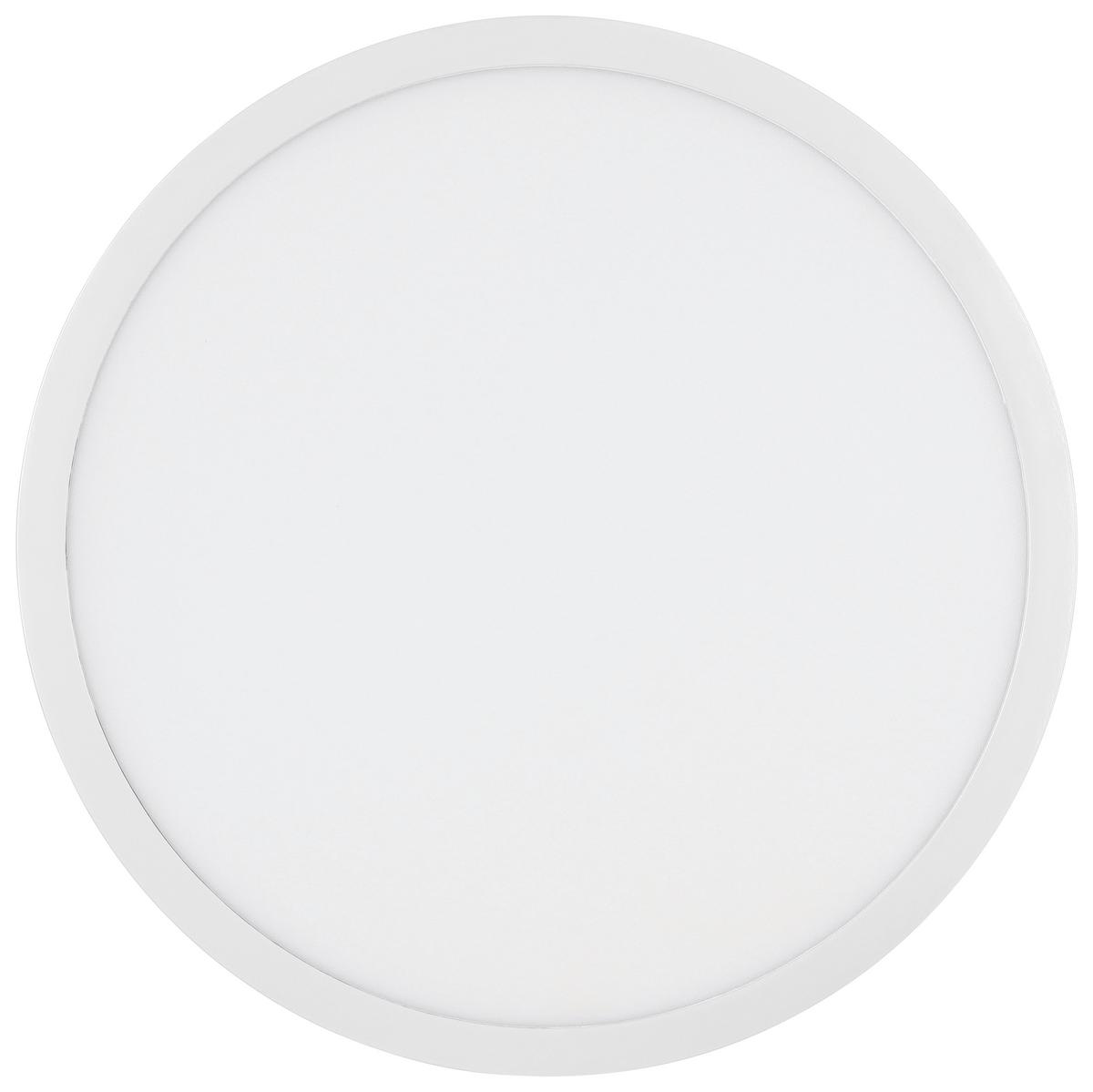 Led-deckenleuchte Maria - Weiß, MODERN, Kunststoff/Metall (40/5cm) - Luca Bessoni