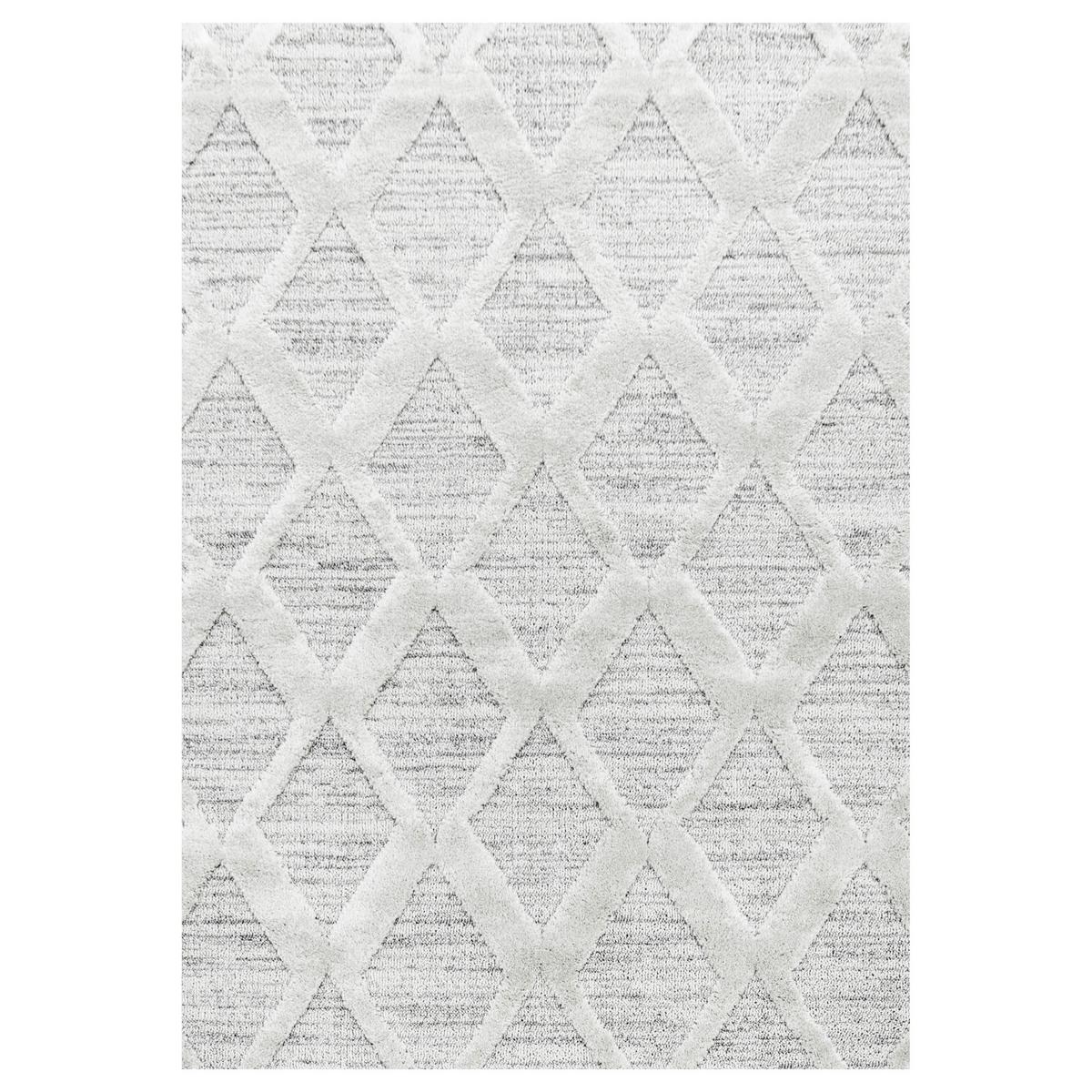 Webteppich Grau Pisa 140x200 cm - Grau, KONVENTIONELL, Textil (140/200cm)