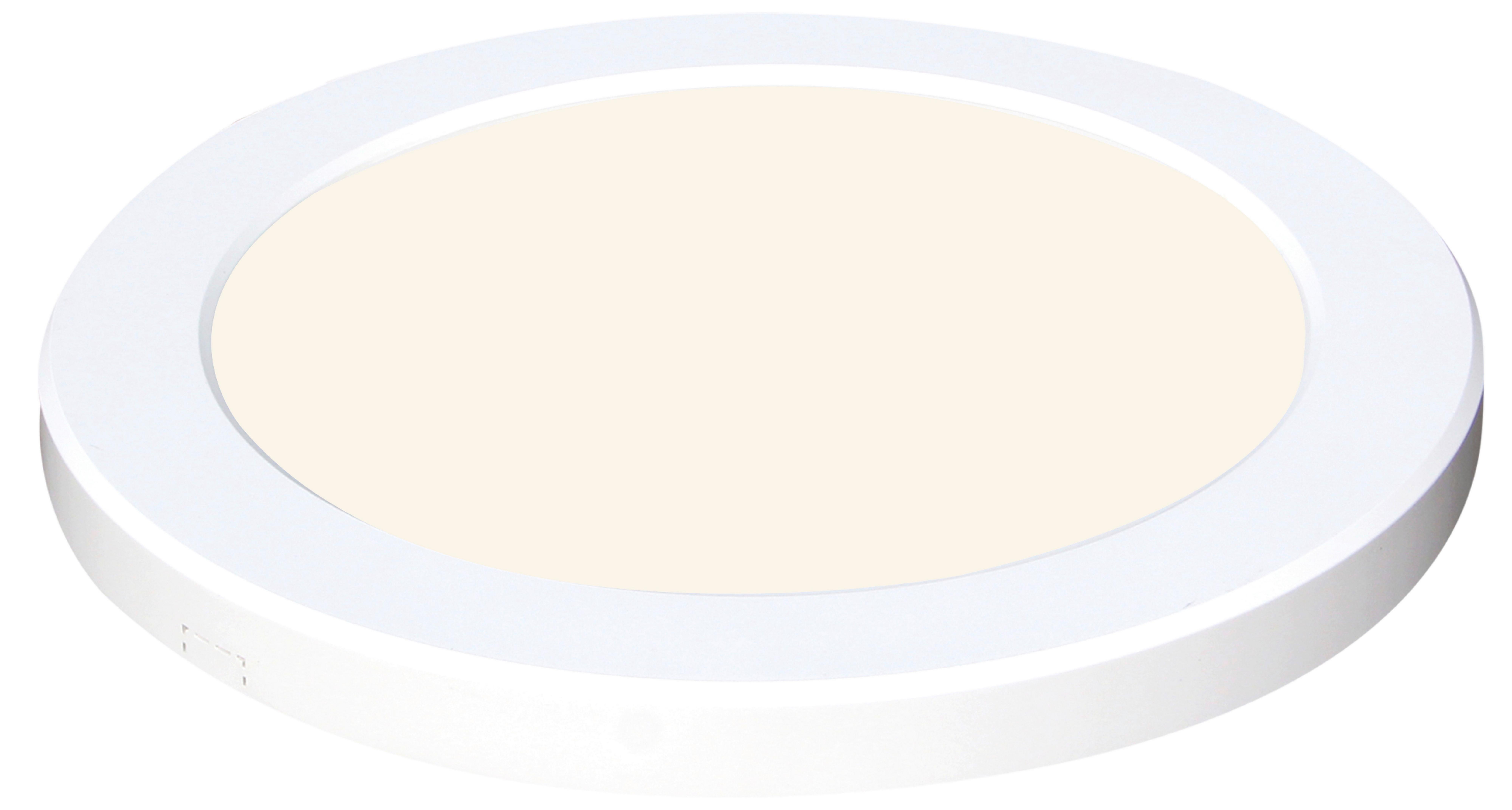 STROPNÉ LED SVIETIDLO LASSE - biela, Konventionell, plast (29,8/1,8cm) - Mömax