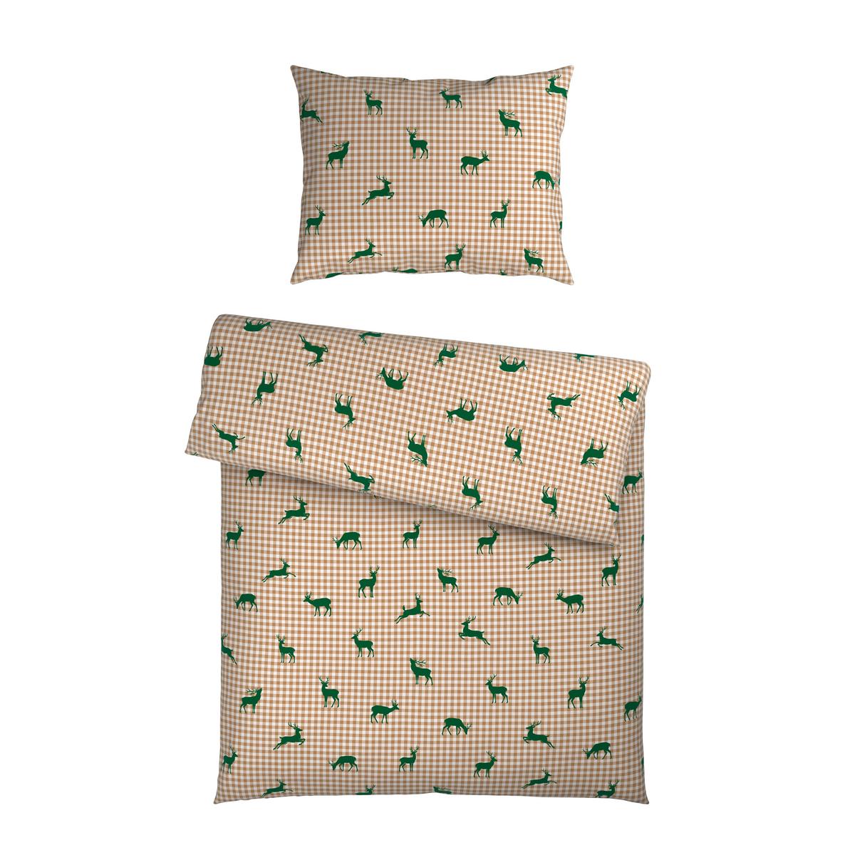 BETTWÄSCHE RUDOLPH - Beige/Grün, ROMANTIK / LANDHAUS, Textil - James Wood