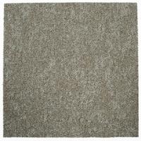 Teppichfliese Graubraun Marble 50x50 cm Florhöhe 3 mm - Graubraun, Basics, Textil (50/50cm)