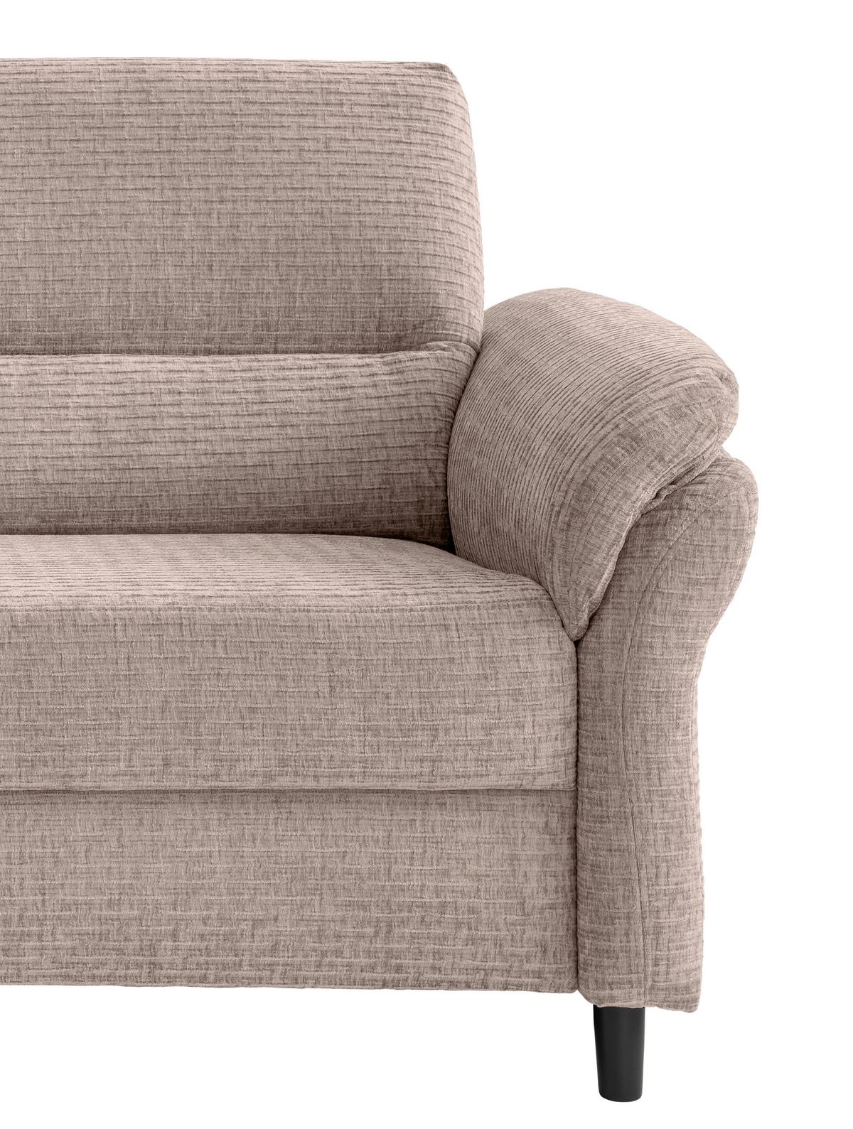 3-Sitzer-Sofa Cavoli, Beige R B: 192 cm - Beige/Schwarz, MODERN, Textil (192/90/89cm) - Livetastic