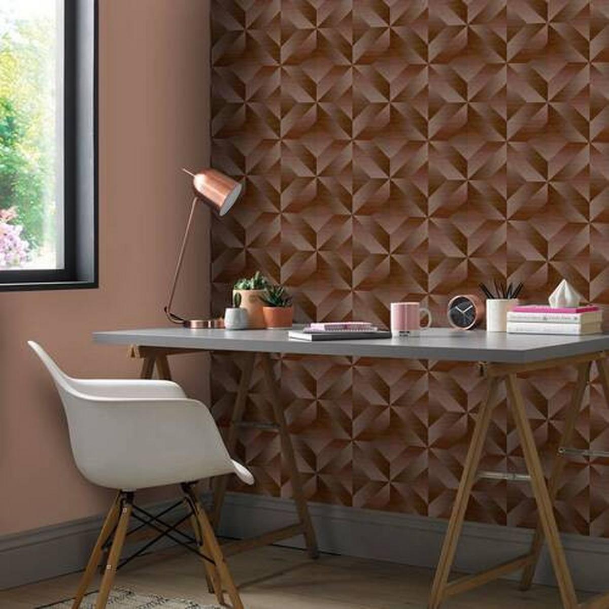 Vliestapete Ornament 52x1000 cm Rot - Rot, Basics, Papier/Kunststoff (52/1000cm)