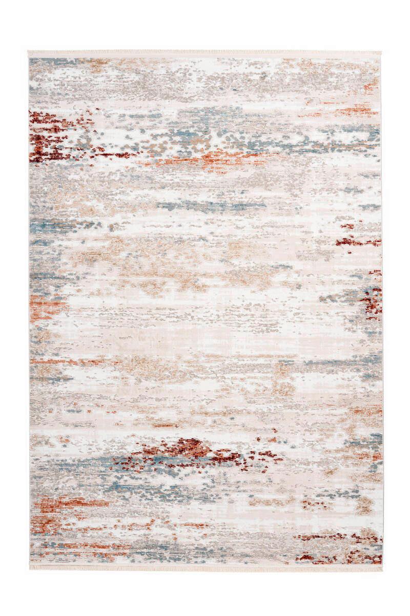 Wwebteppich Grau/Rosa Akropolis 80x150 cm - Rosa/Grau, Design, Textil (80/150cm) - Kayoom