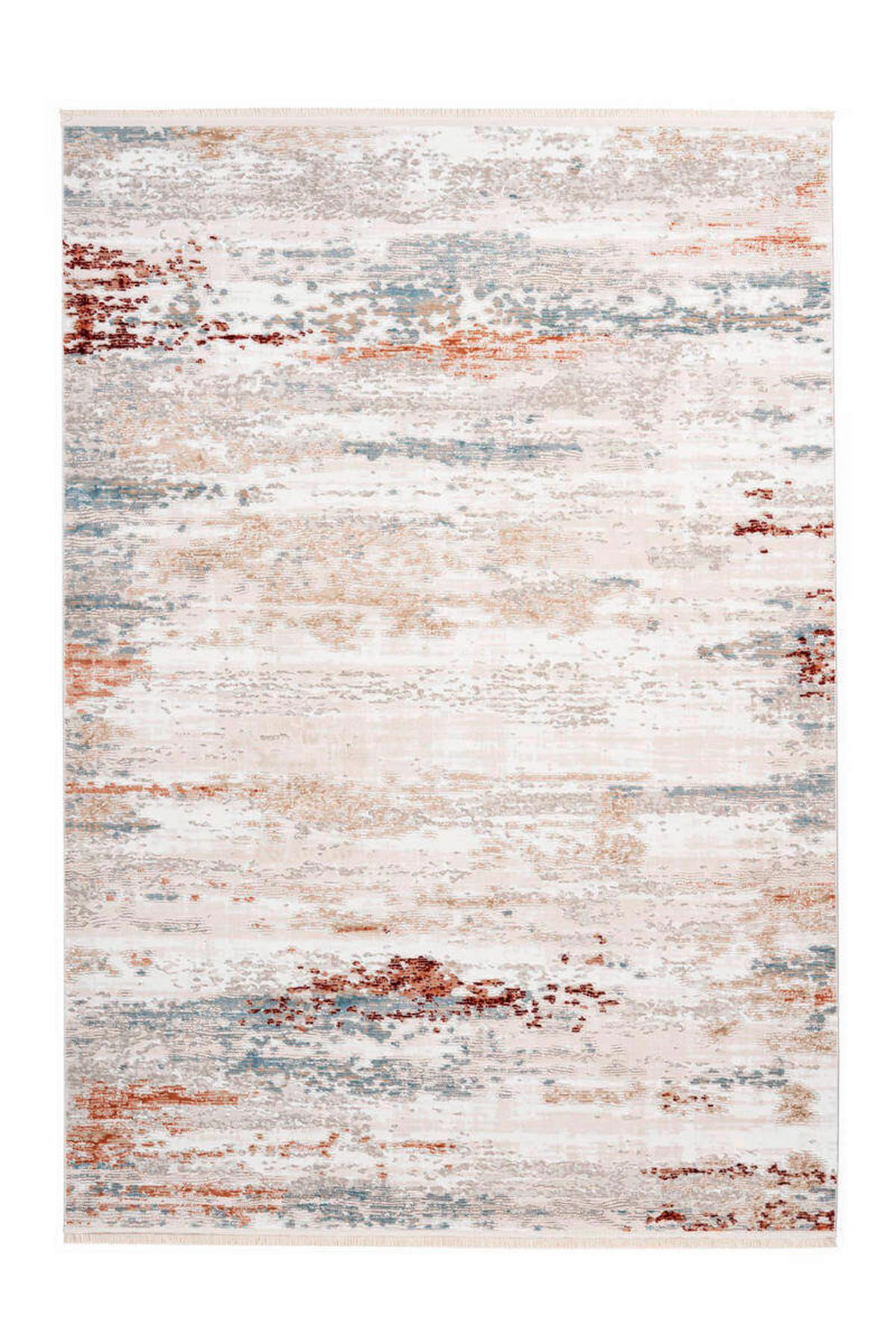 Wwebteppich Grau/Rosa Akropolis 80x150 cm - Rosa/Grau, Design, Textil (80/150cm) - Kayoom