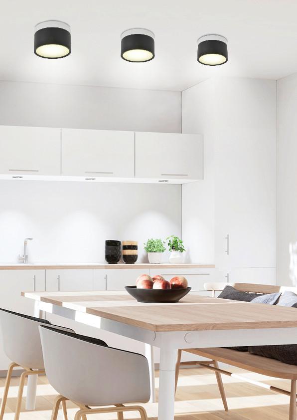 LED-Deckenleuchte 2273716 - Design, Metall (8.8/8.8/6.4cm)