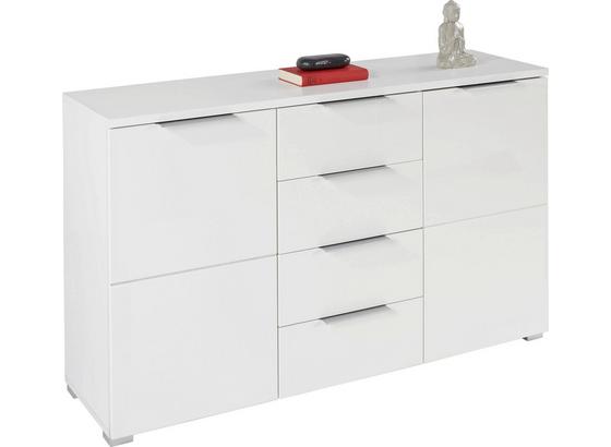 Kommode Chris 2d 4s - Weiß, MODERN, Holzwerkstoff (135/81.8/38cm) Kommode Chris 2d 4s - Weiß, MODERN, Holzwerkstoff (135/81.8/38cm)