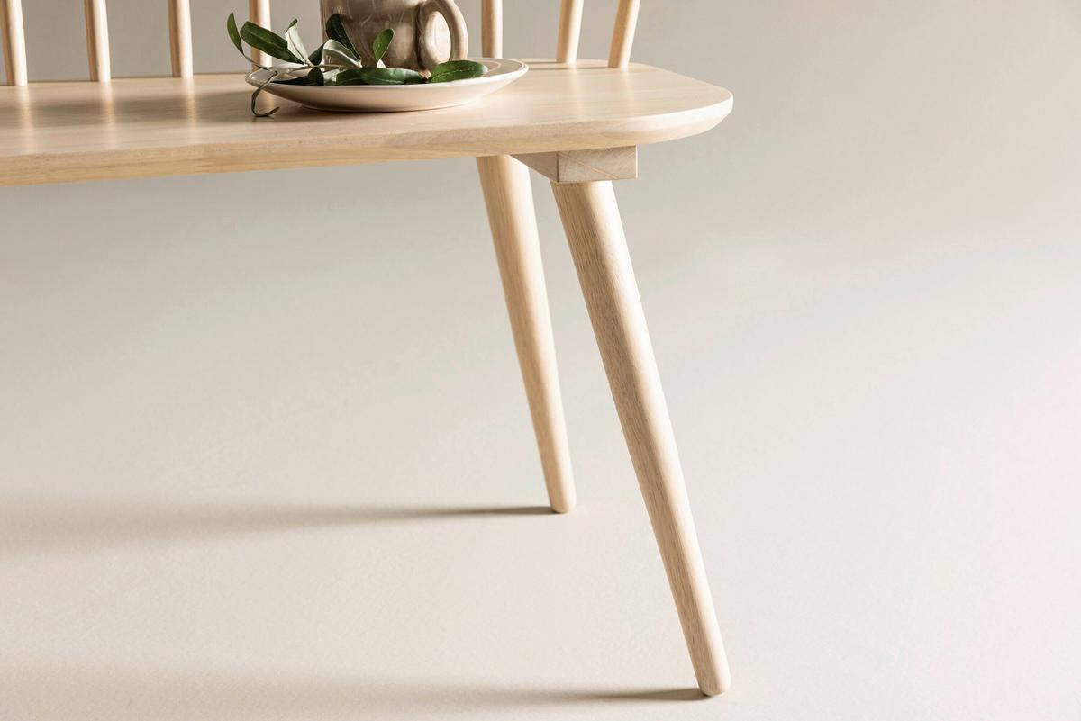 SITZBANK Bobby Weiß B: 120cm - Weiß, MODERN, Holz (120/77/49cm) - Livetastic