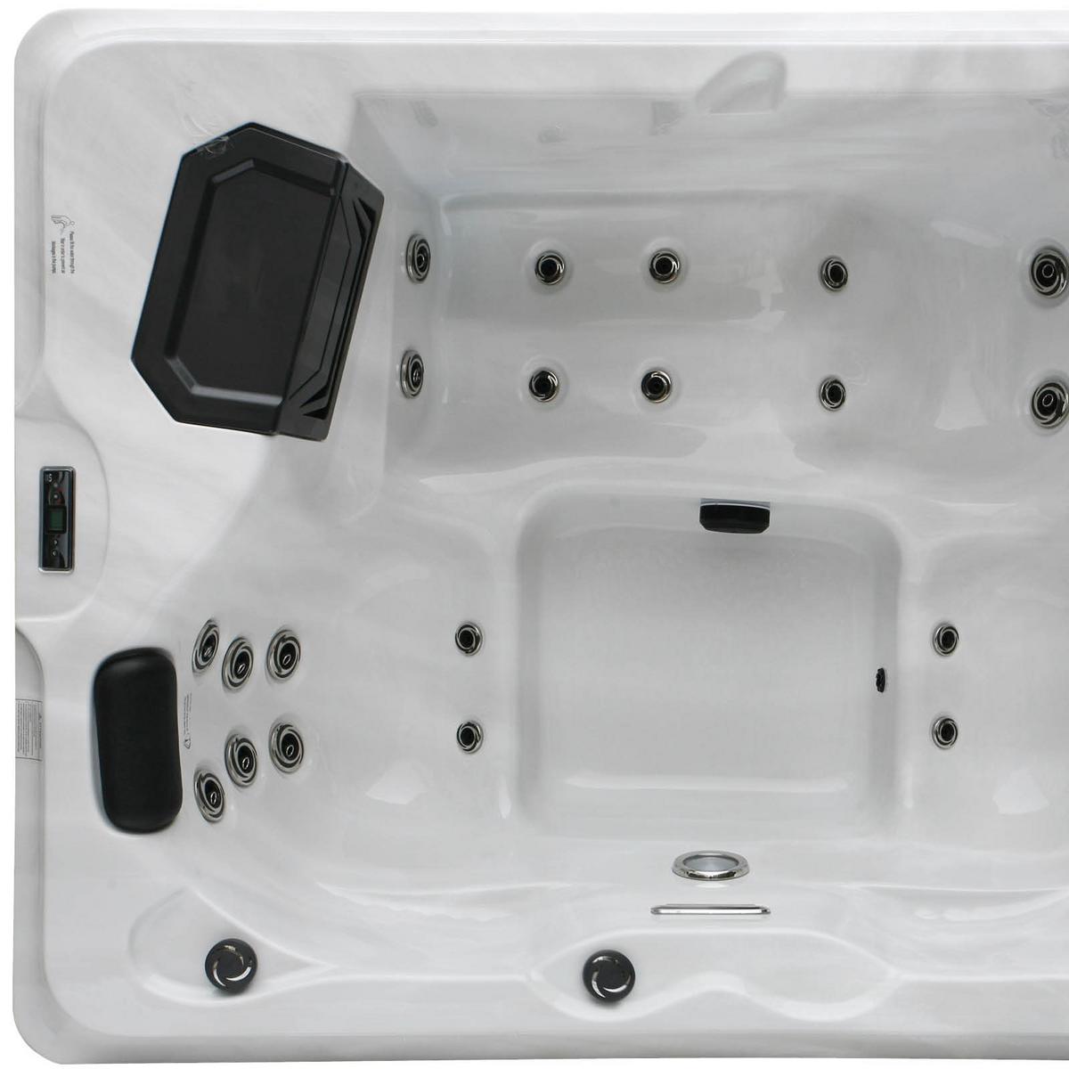 Whirlpool Kunststoff Xxl1952 210x160x80 Cm - Silberfarben/Schwarz, Basics, Kunststoff (160/210/80cm)