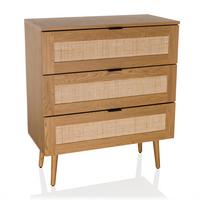 Kommode Boheo Eichefarben B: 80 Cm - Eichefarben, MODERN, Holzwerkstoff (80/90/40cm) - MID.YOU