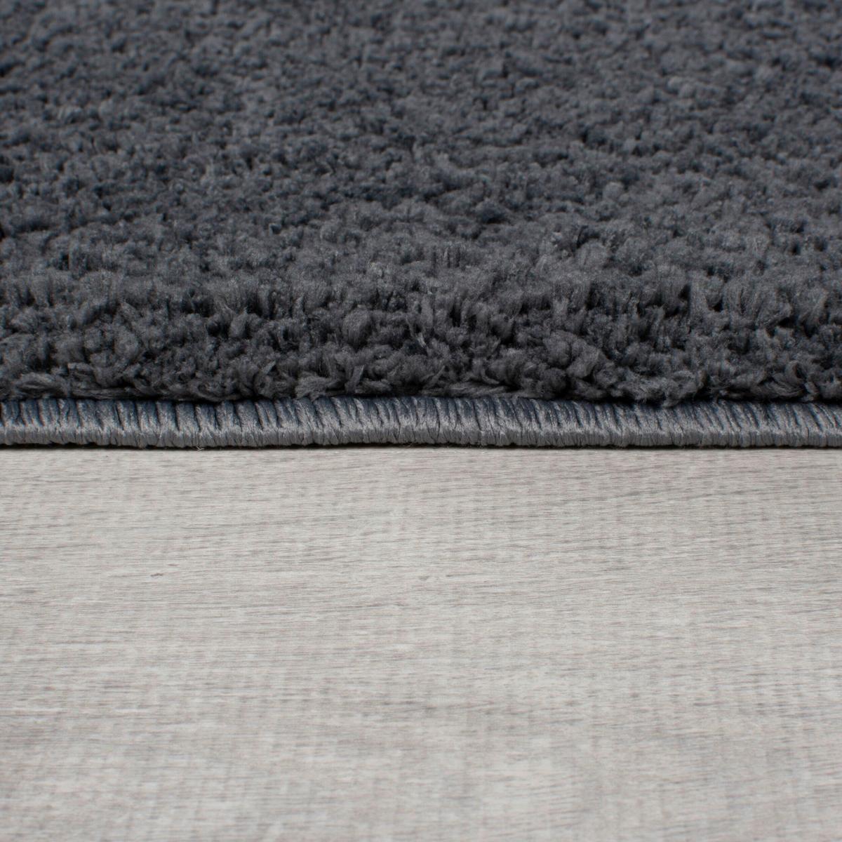 Shaggy Waschbar Grau 200x290 - Grau, Basics, Textil (200/290cm)