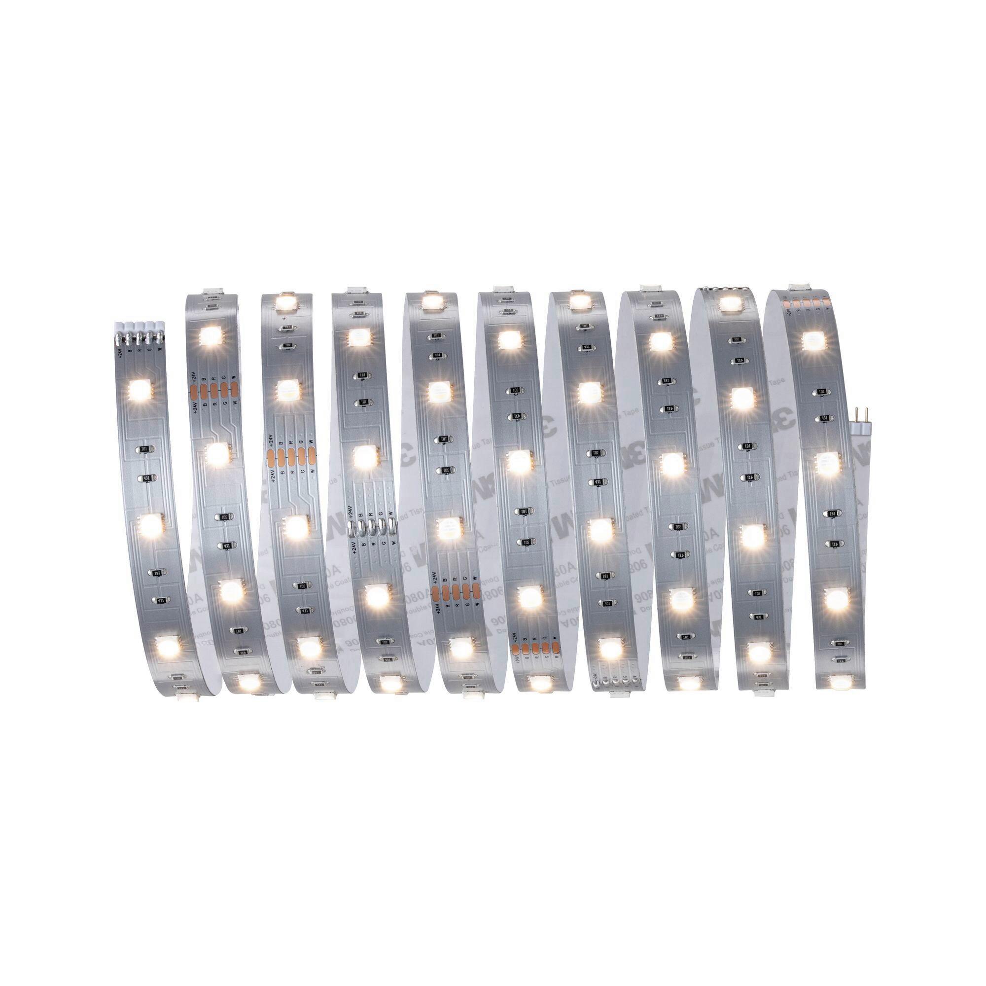 LED-Strip 300 cm dimmbar Farbwechsler + Fernbedienung - Silberfarben, Basics, Kunststoff (301/0,3cm) - Paulmann