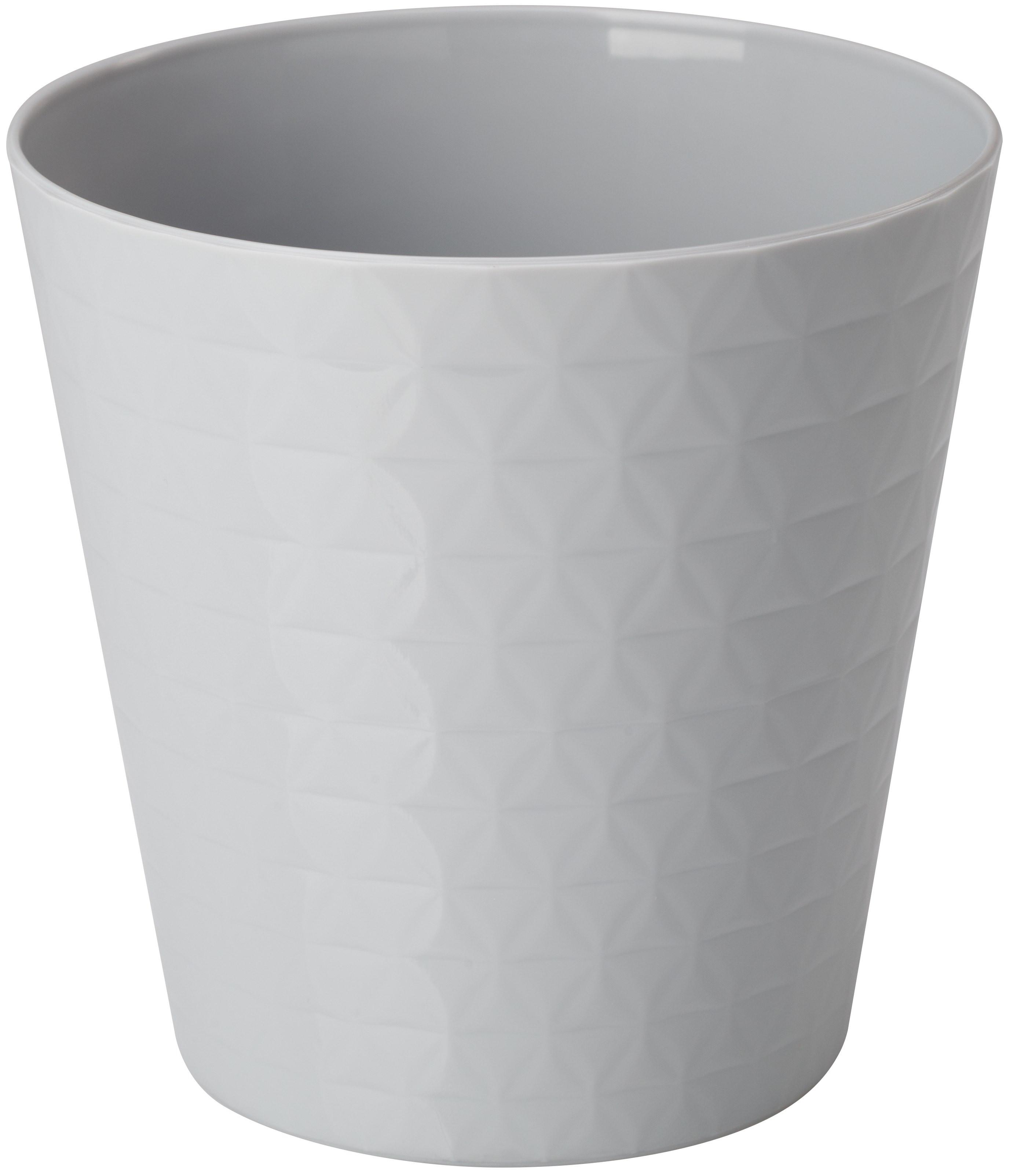 Obal na kvetináč BRILLIANT 13 - sivá, Konventionell, plast (13/13cm) - Mömax