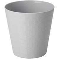 Obal na květináč BRILLIANT 13 - šedá, Konvenční, plast (13/13cm) - Mömax
