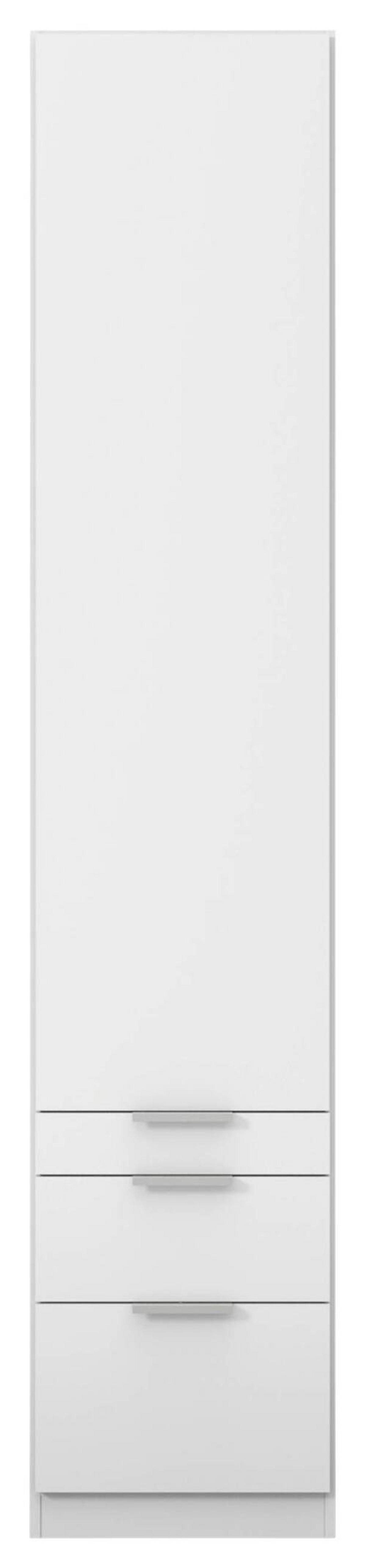 Drehtürenschrank Mit Laden B: 47 Cm Alabama, Weiß - Weiß, MODERN, Holzwerkstoff (47/229/54cm) - Rauch Möbel