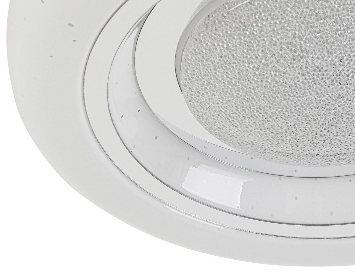 STROPNÉ LED SVIETIDLO ALI - biela/chrómová, Modern, kov/plast (26/26/5,5cm) - Mömax