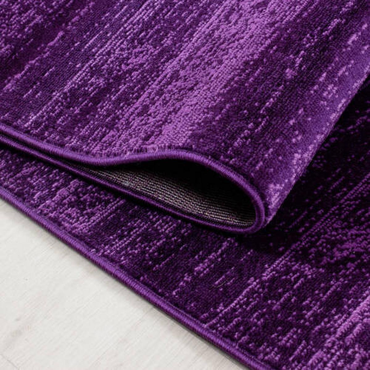 Webteppich Plus - Lila, Basics, Textil (140/200cm) - Novel