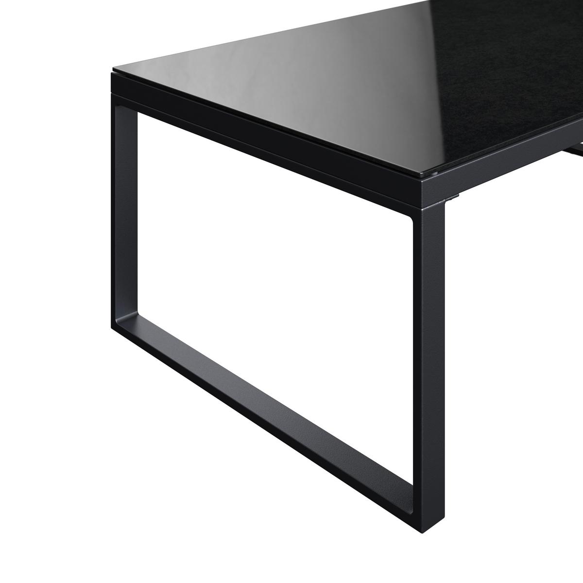 TERASOVÁ SEDACÍ SOUPRAVA AURELIA - antracitová, Moderní, kov/textil - Mömax