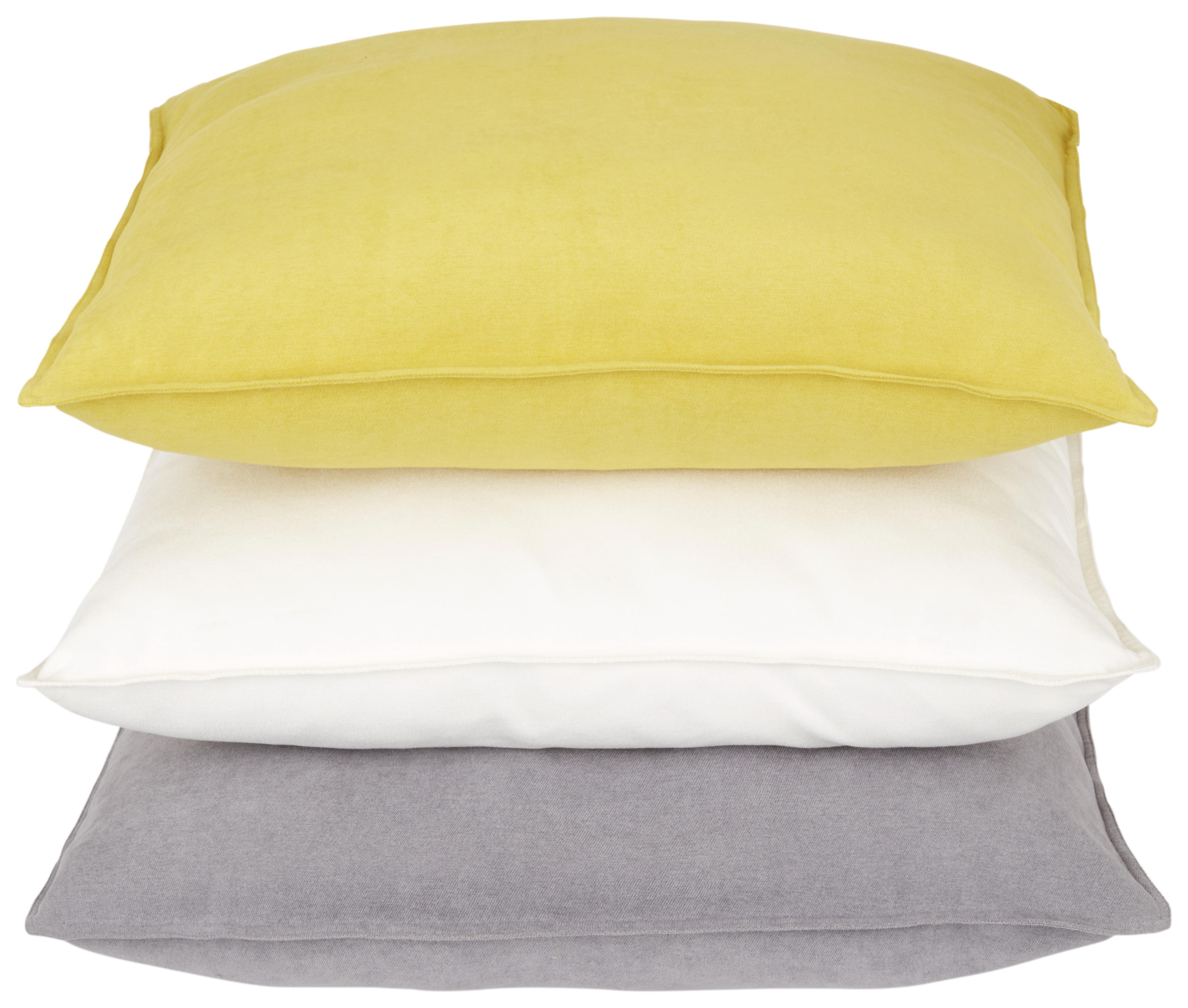 Polštář Ozdobný Nizza Žlutá, 60/60cm - žlutá, textil (60/60cm) - Modern Living
