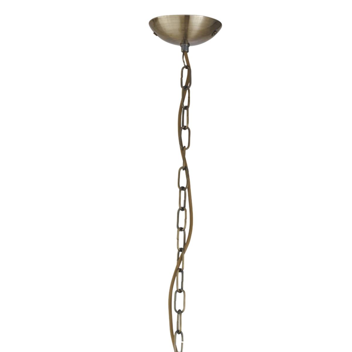 Hängeleuchte Orbit H: 116 cm 4-Flammig, höhenverstellbar - Messingfarben, Design, Metall (46/116cm)