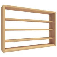Kuchynský regál ESALDI šírka 60 cm, - farba buka, Basics, kompozitné drevo (60/40/10cm) - MID.YOU