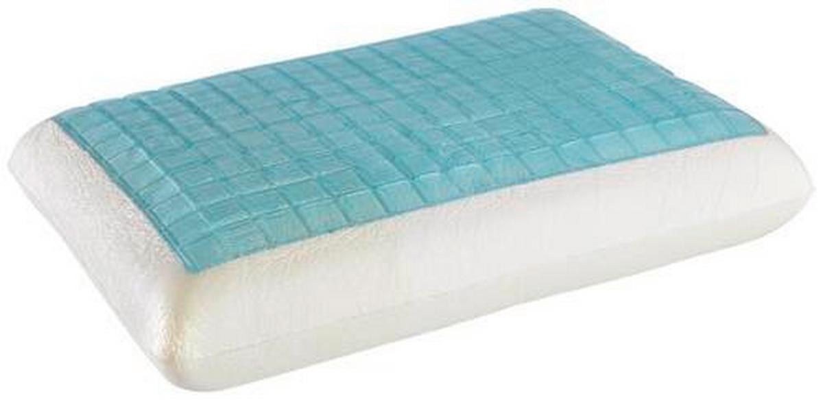 Šijový vankúš Cloud, 60/40/12cm - modrá/biela, textil (60/40/12cm) - Premium Living