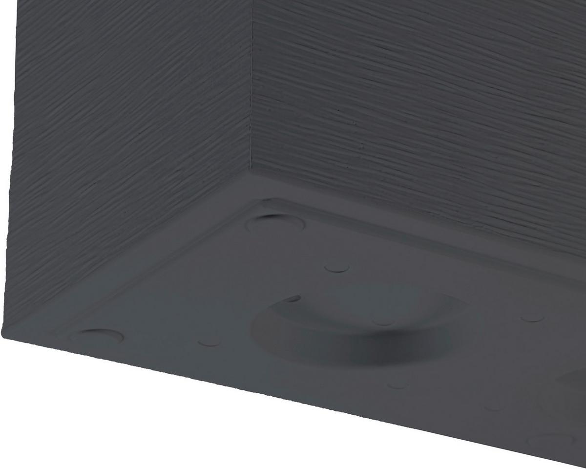 Pflanztopf Kunststoff In- Und Outdoor Graphit - Graphitfarben, Basics, Kunststoff (79,5/29,5/29,5cm)