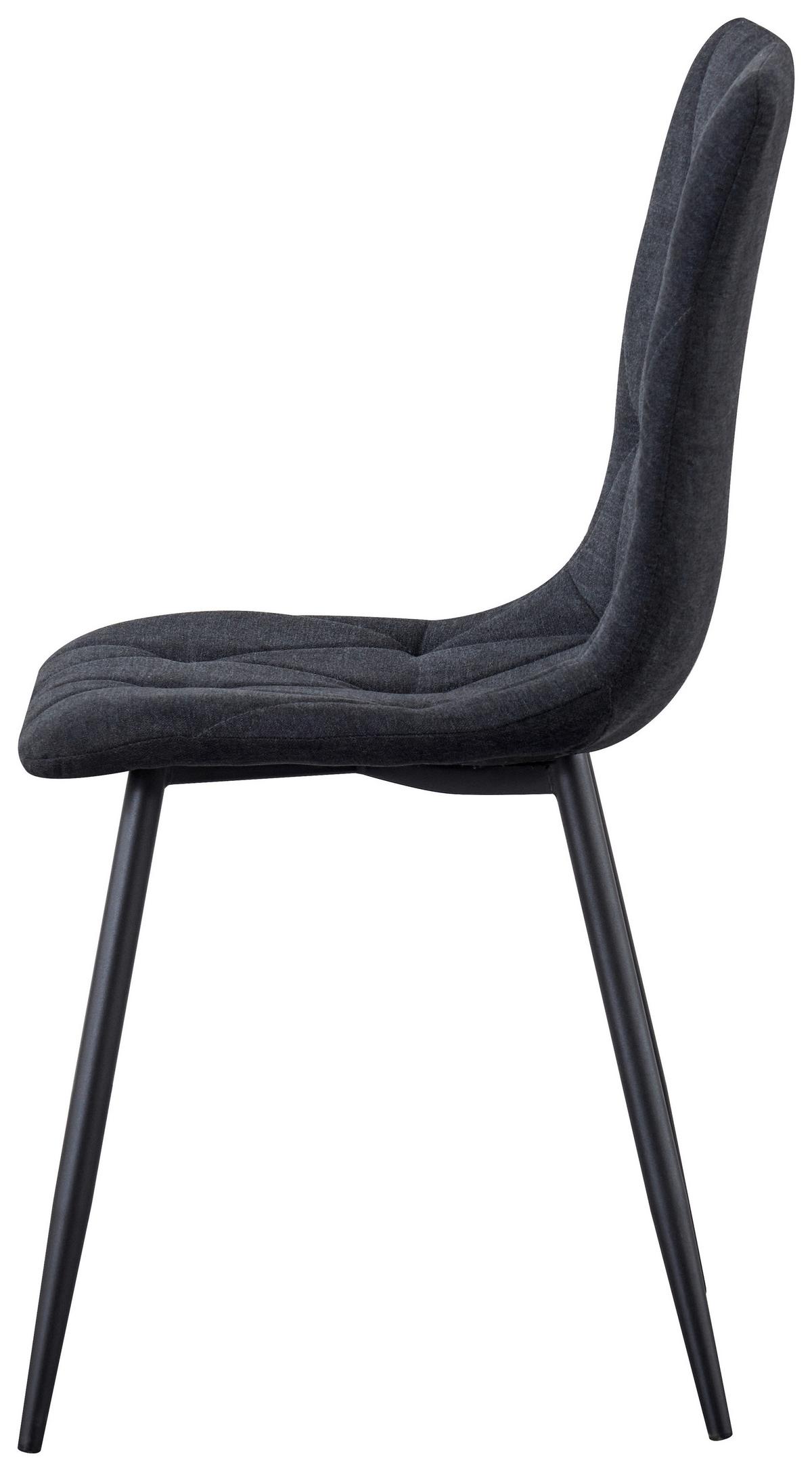 JÍDELNÍ SET ANDI - šedá/černá, Design, kov/dřevo (120/73/79cm) - Based