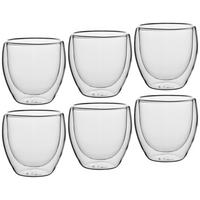 Kaffeeglas Transparent, 6-Teilig - Transparent, Trend, Glas (255ml) - Mäser