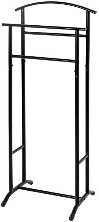 Nemý sluha Björn, čieny, š: 48 cm - čierna, Basics, kov (48/107/36cm)