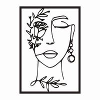 DEKORACE NA ZEĎ LADY - černá, Konvenční, kov (35/50cm) - Modern Living