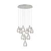 Hängeleuchte Siracusa Weiß Chromfarben D: 61,5 cm - Chromfarben/Weiß, Design, Glas/Metall (61,5/150cm) - Eglo