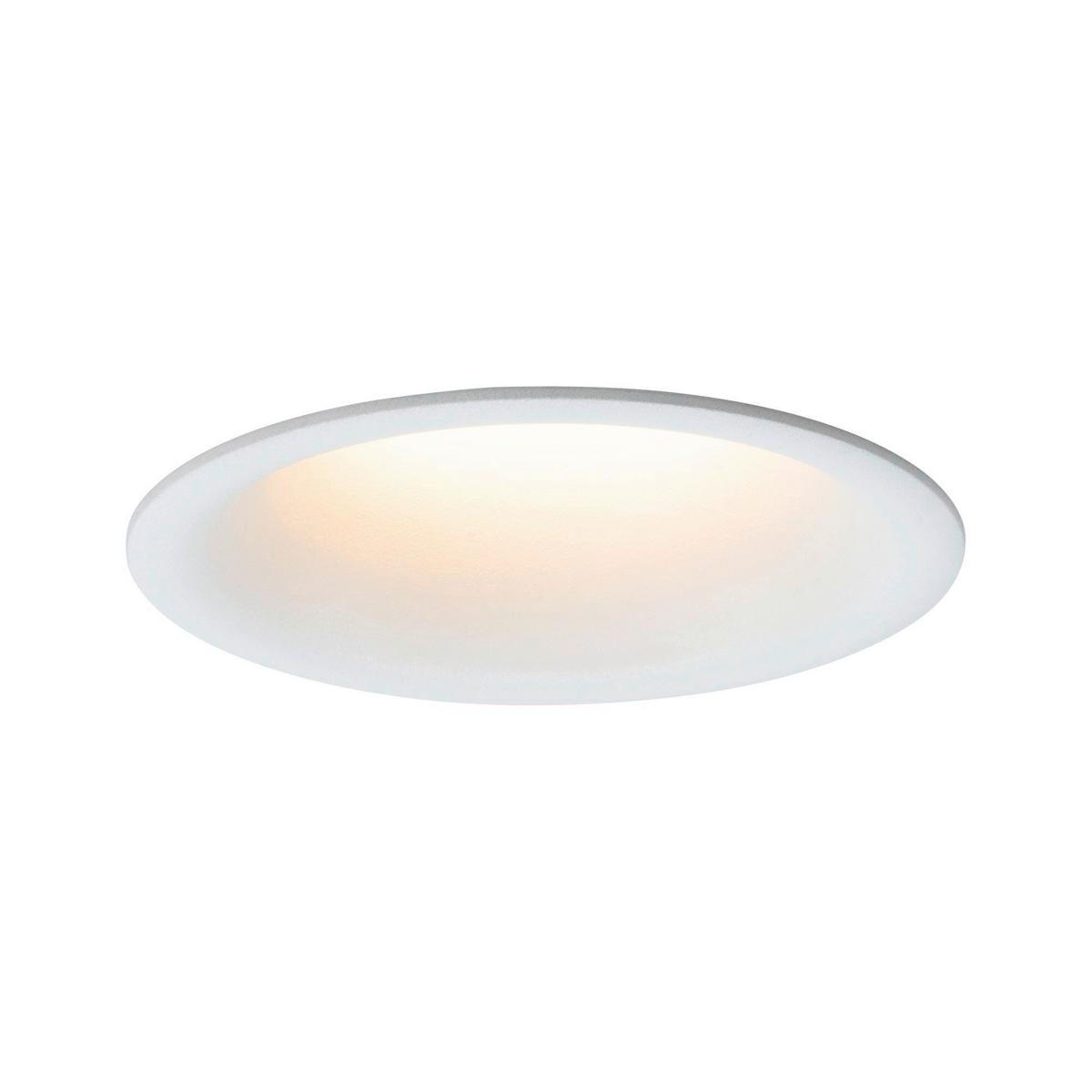 Deckenleuchte Ø 7,7 cm 3-Flammig dimmbar - Weiß, Design, Kunststoff (7,7/5cm) - Paulmann