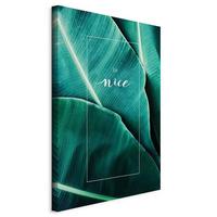 Leinwandbild Petrol Smaragdgrün B: 40 cm - Smaragdgrün/Petrol, Basics, Holzwerkstoff/Textil (40/60/1,2cm) - artgeist