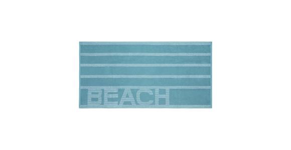 Strandtuch Beach - Blau, MODERN, Textil (75/150cm) - Luca Bessoni