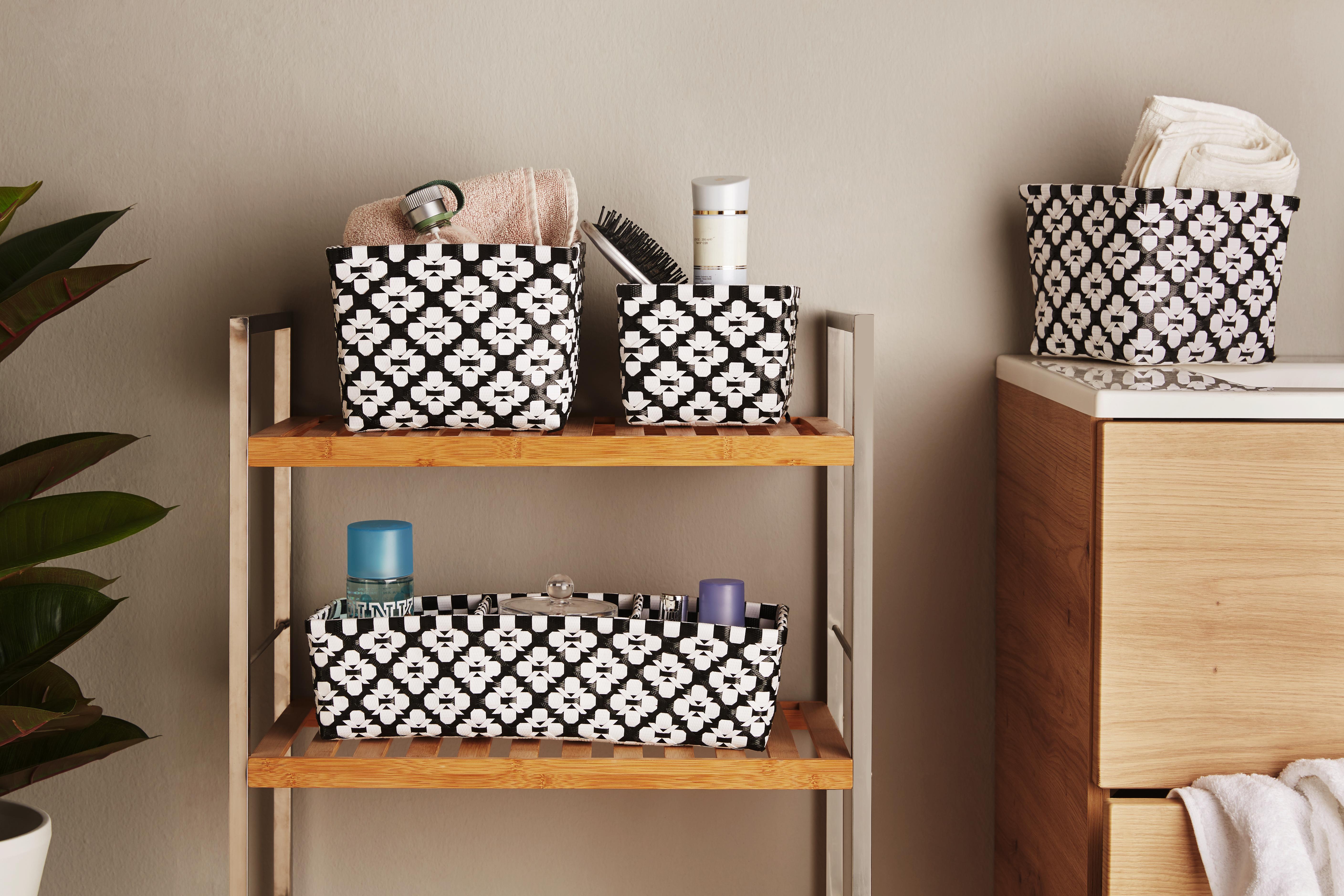 Aufbewahrungskorb in Schwarz-Weiß kaufen