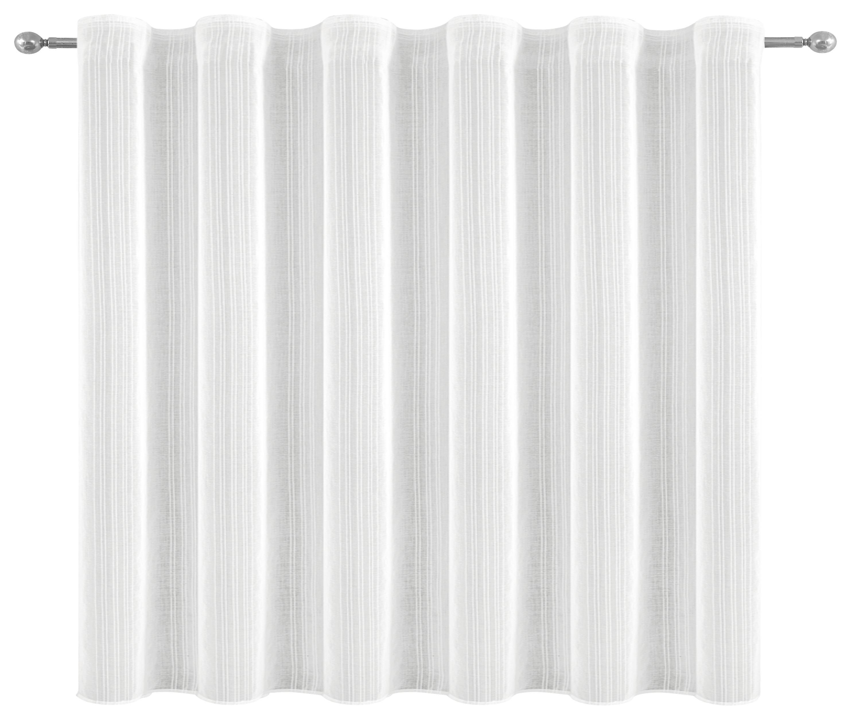 Luca Bessoni Blumenfensterstore Transparent Nicole BxL: 450x145 cm