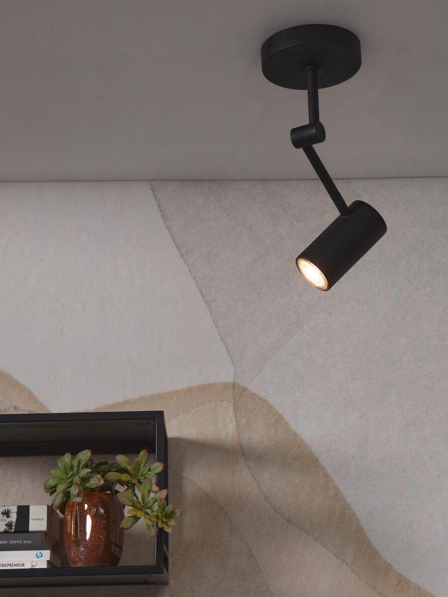Deckenspots Montreux/C1/B - Schwarz, Trend, Metall (24/12/19,5cm) - It's about Romi
