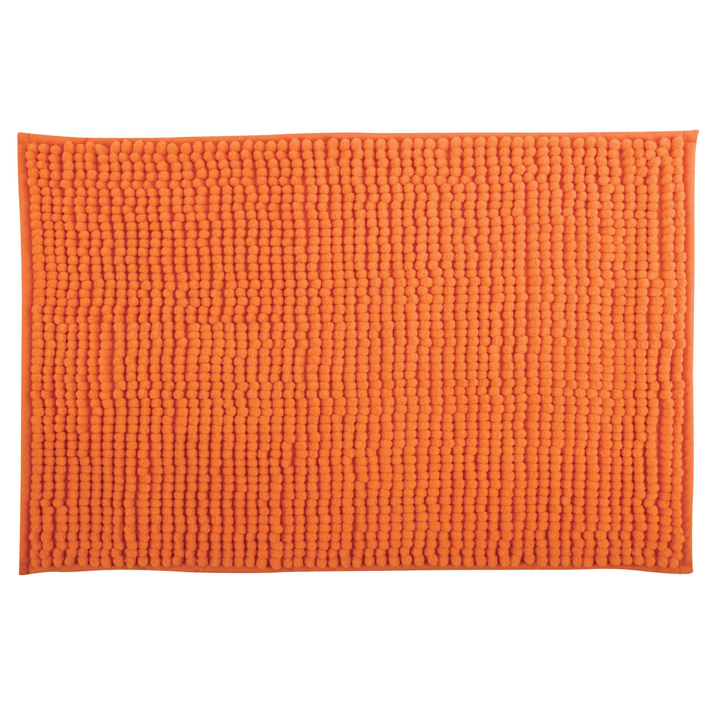 BADEMATTE CHENILLE ORANGE - Orange, Basics, Textil (50/80cm) - MSV