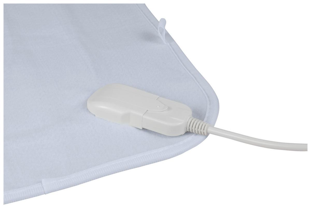 HEIZDECKE JAMES - Weiß, Basics, Kunststoff/Textil (150/80cm) - Bono