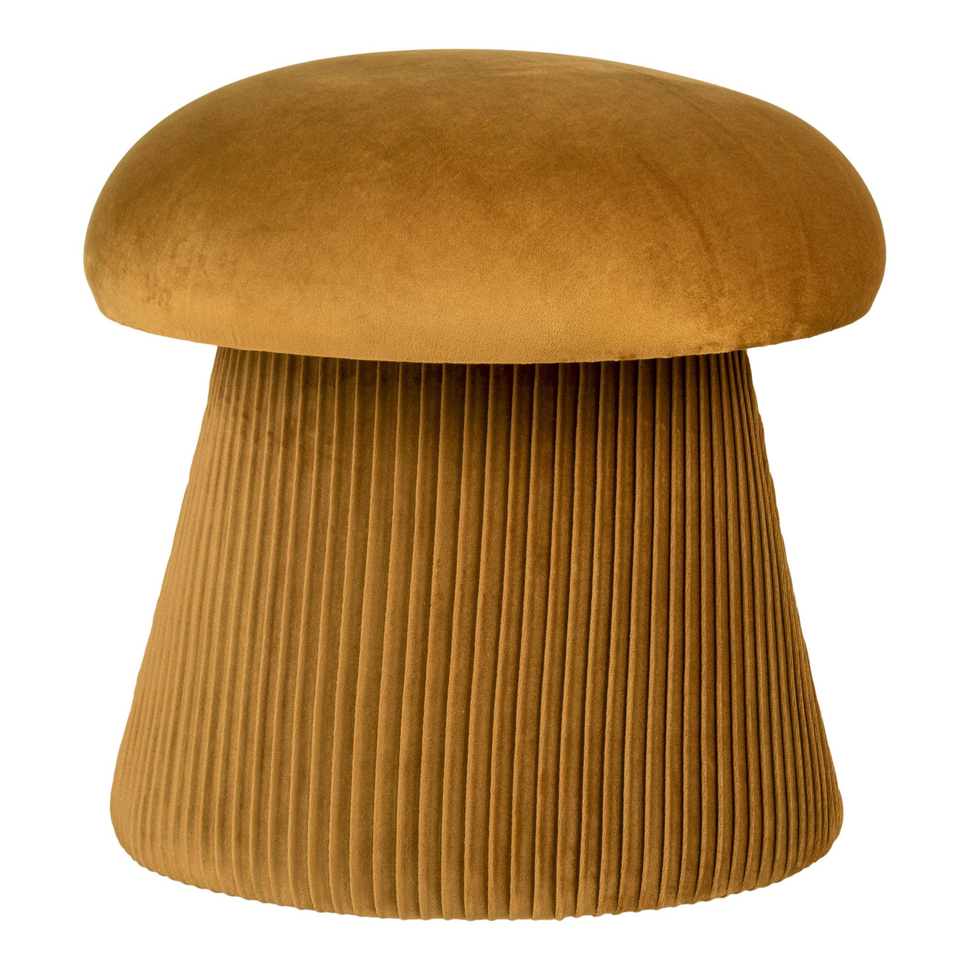 Hocker Hampton Orange B: 39 cm - Orange, Design, Naturmaterialien/Holz (39/42/39cm)