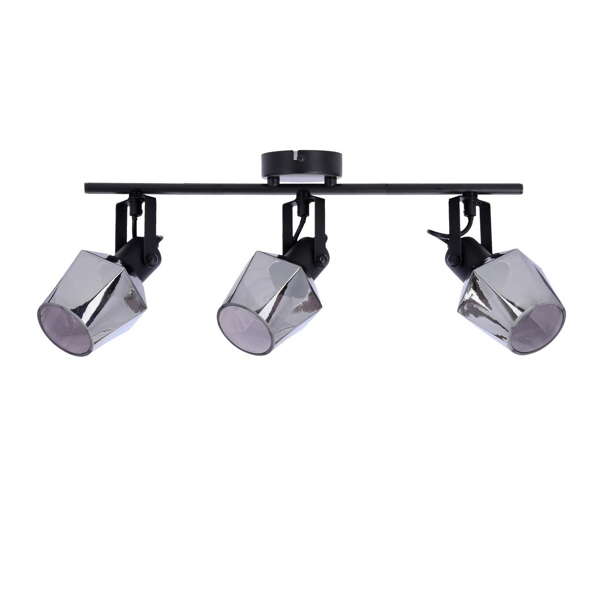 Strahler 93-13378 Randi - Schwarz, Design, Glas/Metall (62/9/22cm)