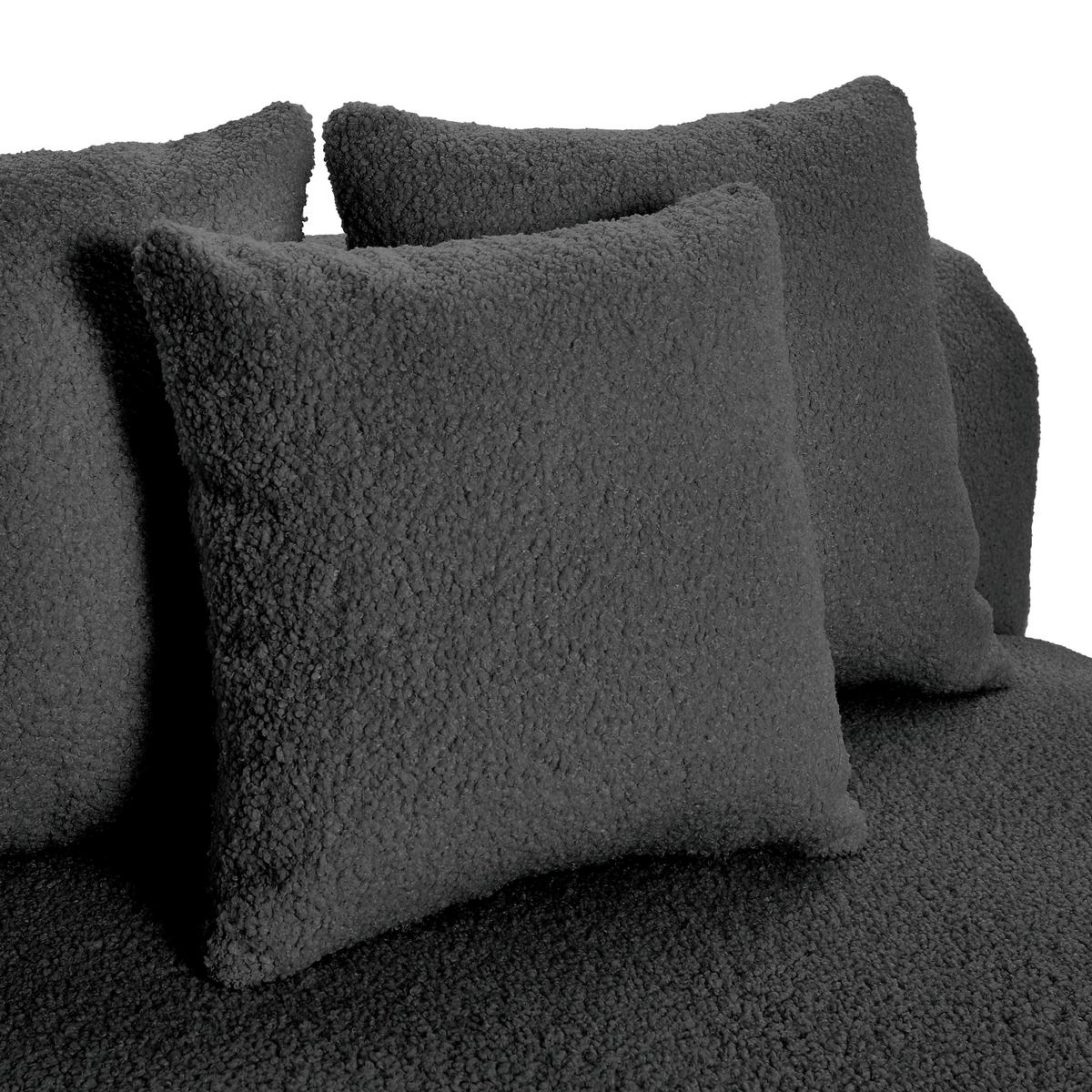Ecksofa Bloom - Dunkelgrau, Trend, Textil (315/235cm) - Livetastic