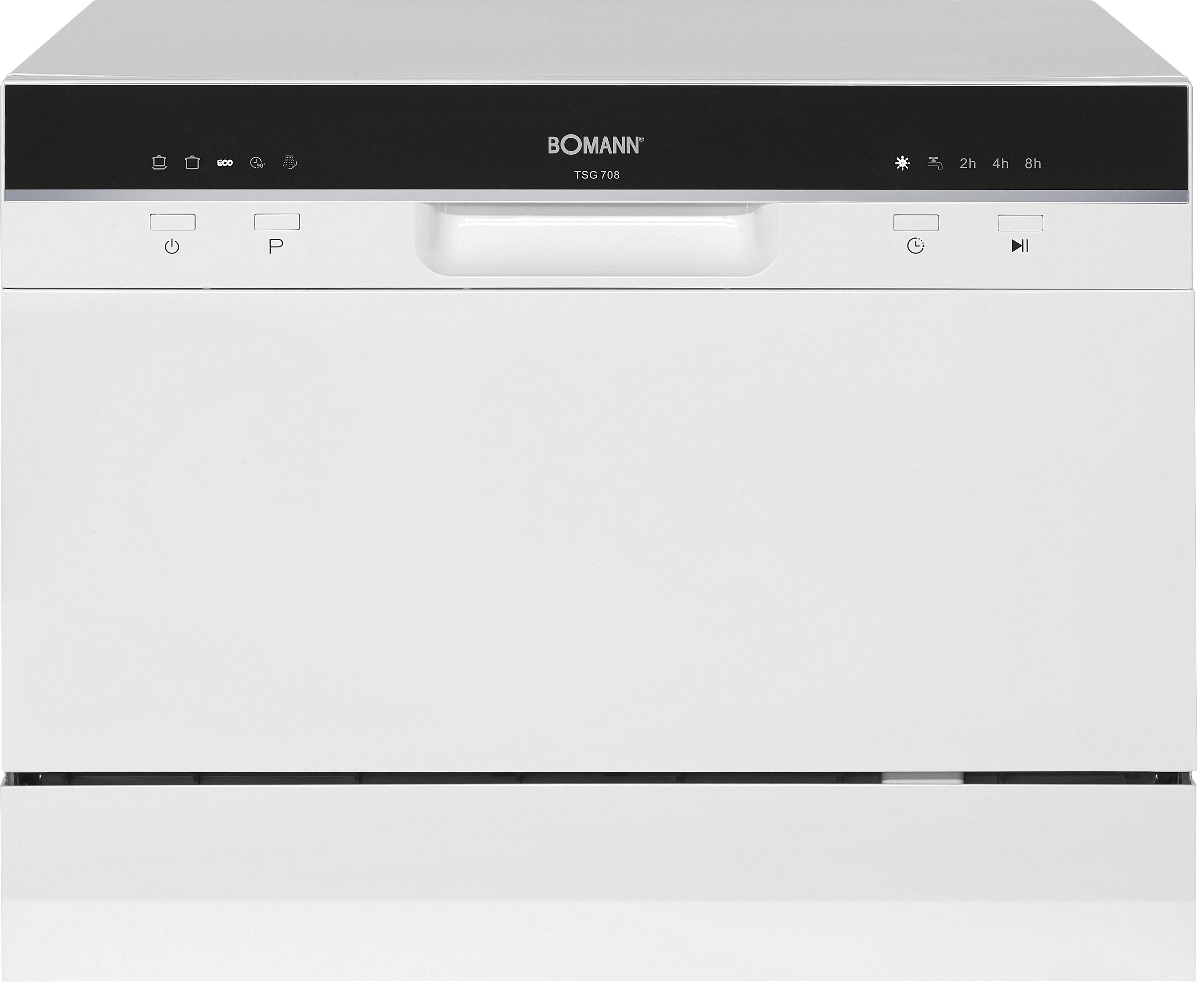 Tischgeschirrspüler Tsg 708 Weiss - Weiß, Basics, Kunststoff (55/43,8/50cm) - Bomann