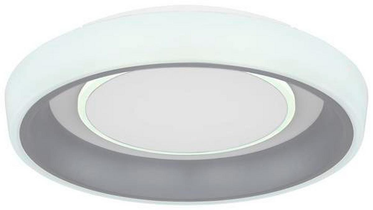 Led-deckenleuchte Tabano Ø 50 Cm Mit Memoryfunktion - Anthrazit/Opal, Basics, Kunststoff/Metall (50/9,5cm) - Globo