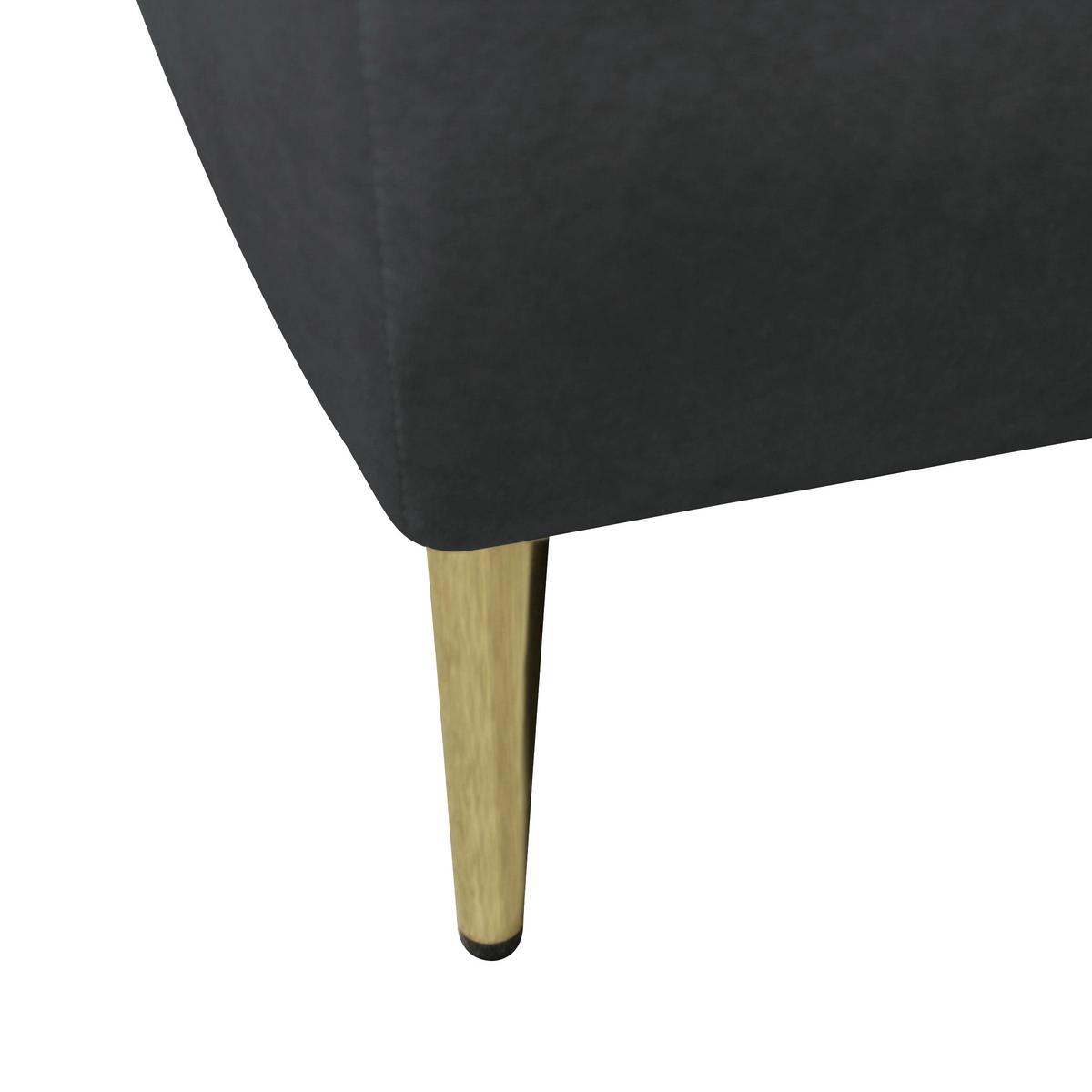 Schlafsofa Zoom Graphitfarben B: 200 cm - Goldfarben/Graphitfarben, Design, Textil (200/90/97cm) - MID.YOU