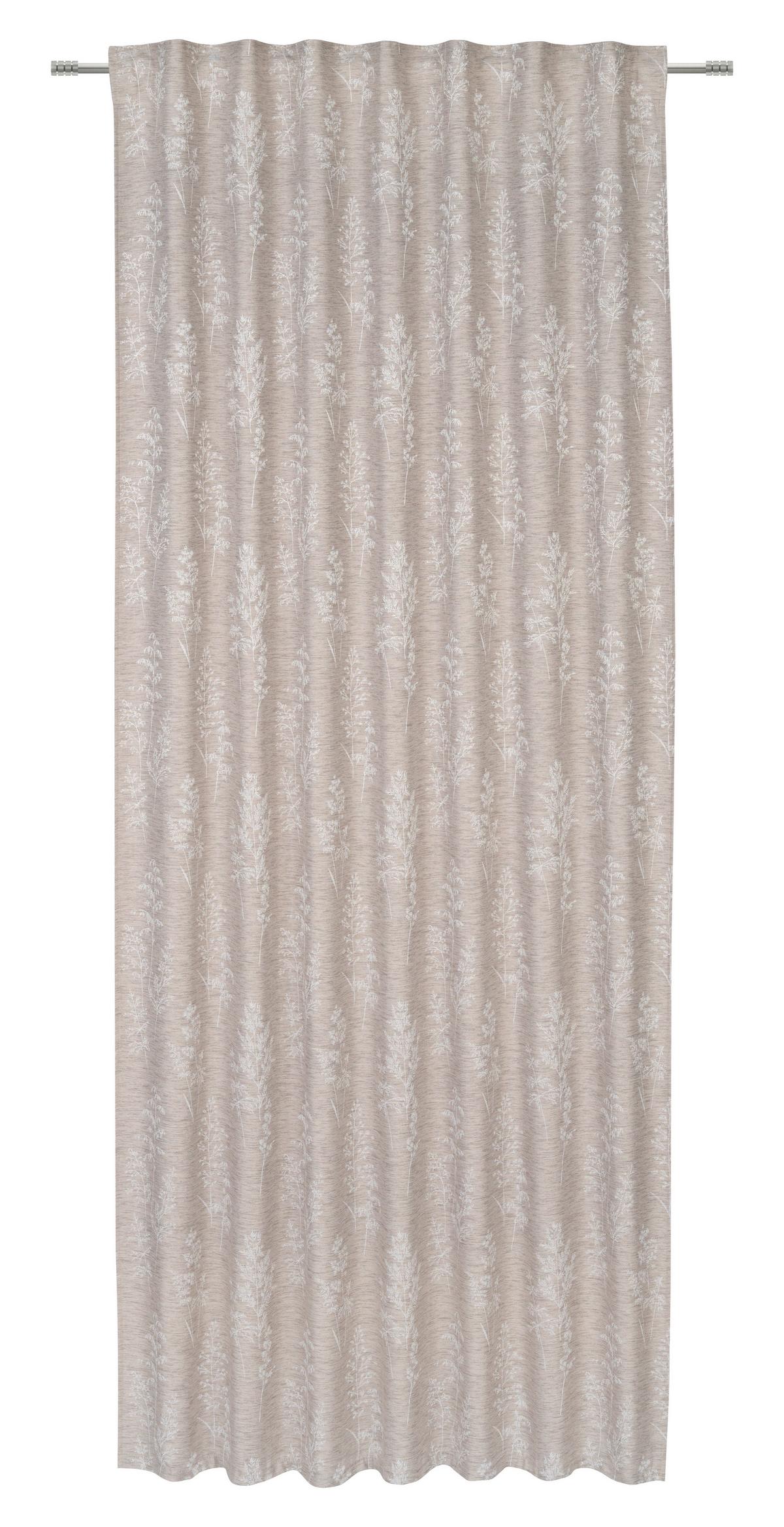 Készfüggöny Kb. 140/245cm - taupe, Romantik / Landhaus, textil (140/245cm) - James Wood